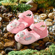 Balabala children's shoes children's sandals girls cartoon animal shoes non-slip 2025 spring new toe shoes sweet pink 60010 16