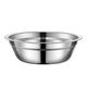 Vinoa 304 stainless steel basin thickened non-magnetic multi-purpose basin canteen soup bowl household instant noodle bowl rice basin bowl soup basin egg beating basin 304 stainless steel basin 14+16+18CM three-piece set