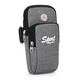 Ayub arm bag for men and women running sports mobile phone bag wrist bag arm bag arm bag mobile phone bag outdoor equipment fitness gray basic version two layers 7.2 inches shoulderless