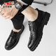 Bull family new leather shoes men's business casual shoes men's British style spring and autumn groom's wedding formal shoes