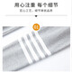 Threaded gray leggings for women 2025 new outer wear spring and autumn trousers high-waisted autumn trousers hip-lifting slimming small-legged trousers light gray brushed style L recommendation 80-125Jin Jin equals 0.5 kg