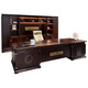 Hanjitangyu solid wood boss desk desk ebony wood high-end president desk chairman office furniture new Chinese style executive desk 2.4 meters boss desk