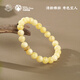 Potala Palace 18k gold beeswax single circle bracelet for men and women with transfer beads plain circle agate bracelet as a birthday gift for girlfriend