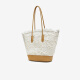Mejor 2025 Summer NUEVO MALL MALL MALO MISMO ESTILO BOLSO TOTE LACE MODERA