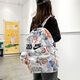 NBA VIBE-NIKE students' new graffiti schoolbags for boys and girls, primary school students, 3, 4, 5 and 6 students, junior high school boys and girls 610 black without pendants