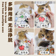 Self-adhesive bag cat towel anti-bite bathing clipper nail restraint pet magic patch fixed cloth artifact 55*55 cm graffiti style suitable for 10 Jin Jin equals 0.5 kg