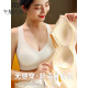 Modal ringless underwear for women gathering and holding breasts on top to prevent sagging sports thin markless beautiful back bra black [single piece] M [suitable for 100-120Jin [Jin equals 0.5 kg] 75BCD/80ABC
