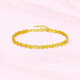 Saturday Fortune Crushed Ice Galaxy Gold Bracelet Women's Bracelet Birthday Gift Price A1016136 Approximately 8.29g
