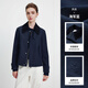 Navigare Italian small sailing barn style short windbreaker for women's spring and autumn casual commuting lapel coat for petite women navy blue M