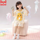 Catman (Miiow) Pure Cotton Girls Pyjamas Sommer Dünner Kinder kleiner Milchdrache Kurzärärmig mittelgroße Kindermädchen New Home Clothing Set NT-833 S Höhe 143-153 cm (65-80jin [Jin gleich 0,5 kg]))