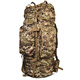 Outdoor 110 liter large capacity camouflage backpack backpack carrying tactical mountaineering bag U-shaped steel frame large backpack green camouflage-110L 110L