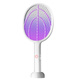 2025 New Electric Mosquito Swatter Rechargeable Household Mosquito Killer Lamp 2-in-1 Mosquito Repellent 2025 New Upgraded Version Enlarged Dual Lamp Automatic Mosquito Killer Free Fast Charging Cable + Base