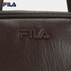 FILA Official Women's Bag Handbag 2025 Winter New Fashion Casual Shoulder Bag Handbag Boston Bag Dark Original Brown-BN XS