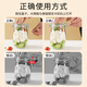 Baijie glass sealed jar storage bottle wine bottle glass bottle honey jar jam jar pickle jar 1000ml can bottle