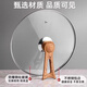 Yinjue pot lid can stand up to see tempered glass pot lid transparent household frying pan milk pot steamer wok lid high temperature resistant 16cm tempered glass lid (can stand up wood grain handle)