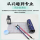 Yihaitang Culture Four Treasures of the Study on Water Writing Cloth Set Pen, Ink, Paper and Inkstone for Beginners and Hairbrush and Inkstone, Ink Stick and Pen Holder - Beginner Calligraphy 9-piece Gift Box