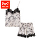 Catman (Miiow) Pyjamas pour femmes Shorts de lacets à glace Été 2025 NOUVEAU COMPOSITION DES VENSEMENTS CHILS CHILS 50M9901 M