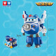 Audi Double Diamond (AULDEY) Super Wings Magnetic Toy Transformation Fit Robot Bag Sheriff Police Treasure Children's Toy Birthday Gift