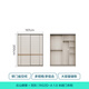 Lin's home sliding door wardrobe bedroom home finished three sliding door cabinet square full series RG2D