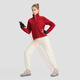 Descente Womens Training Training вязаная спортивная стойкая воротничка Женская BR-коричневая M M