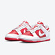 Nike (NIKE) trendy men's shoes Dunk Low Retro low-top reverse white and red non-slip wear-resistant lightweight casual sneakers DD1391-600 42