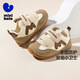 Minibala's 25th autumn new style double Velcro moral training shoes for boys and girls, anti-collision baby toddler shoes, children's casual shoes