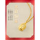 Libiao gold-wrapped silver Buddha head pendant pure gold pure silver transfer bead jewelry 2025 new pendant for men and women as a birthday gift Zhongda Buddha head weighs about 8g gold about 0.8g