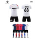 KELME's new 2025 football uniform custom suit adult student competition training team uniform running speed dry short sleeve men's breathable white-1048 S-L