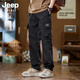JEEP SPIRIT overalls men's pants men's casual pants boys 2025 new loose men's pants 9810 Khaki XL