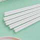 Ceramic chopsticks for home use, mold-free and high temperature resistant, pure white ceramic chopsticks, 10 pairs