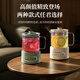 YRYE health pot fully automatic office glass health pot scented tea one person small tea making electric stew cup mini multi-function health cup milk white smart model 0.6L