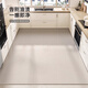 Vieruodis厨房地面专用地垫防油防水pvc免洗可擦满铺防滑垫可剪裁耐脏地毯 15917-清鸢黛 200cm*300cm 一擦即净防水防油