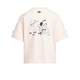 
Adidas (adidas) children's clothing girls T-shirt 25 summer 101 spot dog joint branded style embellished bow children's pure cotton short sleeve KG6626 KG6626 Miracle quartz 130 (tag 128)