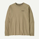 Patagonia men's LS casting outdoor fly fishing blended trendy long-sleeved T-shirt crew neck shirt 37819 PUM Khaki M