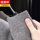 Hengyuanxiang high-end 100% pure woolen sweater men's half turtleneck 2026 autumn and winter new style jacquard versatile pullover sweater trendy forest green 420g, thickened sheep wool M 165