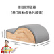 Xiangli Splates spine corrector wooden spine anti-scoliosis back stretch traction fitness training equipment with tutorials oak model gray PU leather surface