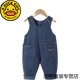 G.DUCKKIDS corduroy overalls for boys and girls, versatile spring and autumn style, 1 to 4 years old, cute baby, baby blue corduroy pants, trendy, coffee color, autumn and winter plus velvet, 100 cm, openable