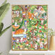 Drei-Jährige Tiger-Fisch-Apartment Acht Generation Back Panel DIY Handgefertigtes Süßölfarbe Hängende Malerei Treasure Bay Z695-Nixiang Town Gate 50*65 Eight Generation Solid Back Panel + Schwarzer Rahmen Geeignet