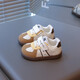 Functional toddler shoes for men 2025 autumn new soft sole leather children's shoes women's sports shoes baby toddler casual shoes khaki 20 shoe inner length 14cm