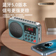 Jinzheng C7 radio Bluetooth para personas mayores máquina de interruptor de temporizador especial 2025 nuevo walkman para personas mayores reproductor de música multifunción tarjeta enchufable disco U semiconductor repetidor de entrenamiento de aves