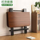 Chibalun foldable dining table portable night market stall square table home small apartment rental dining table dormitory homework