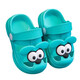 GOTOVAN Children's Slippers Summer New Cute Bear Girl Baby Shoes Boys Soft Soled Anti-Slip Home Bathroom Slippers Light Green 24-25 Sizes Inner Length 15CM