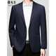雅戈尔旗舰官方店西服中年男士商务休闲桑蚕丝单西春秋季免烫薄款西装外 6630咖色 S 165 (100-118斤)