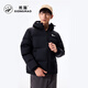 Panda Zhang Yuxi's same bubble anti-static down jacket for men and women in autumn and winter thickened hooded bread jacket