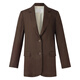 Gloria linen blazer women's autumn commuting high-end workplace wear 1E8L6M340 91Y brown S
