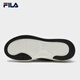 FILA official men's shoes COOKIES retro canvas shoes 2025 summer new cookie shoes fashion casual shoes black/milk white-BG 43