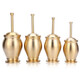 Jie Yun Mao pure copper mashing jar, pestle, medicine cup, mortar, mortar, mortar, mortar, brass cup, masher, garlic masher, grinder, solid brass mashing jar, medium size