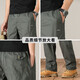 JEEP spring and autumn men's straight sports casual pants outdoor daily overalls military green XL