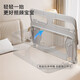 Small apartment anti-pressure crib bed-in-bed newborn baby playpen guardrail folding T removable baby bed baby anti-pressure playpen bed-Mihui gray (CD-3)