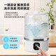 KYODO German quality laundry cup laundry underwear special underwear installation socks small portable wireless portable mini washing machine + twin turbine powerful washing + liquid display